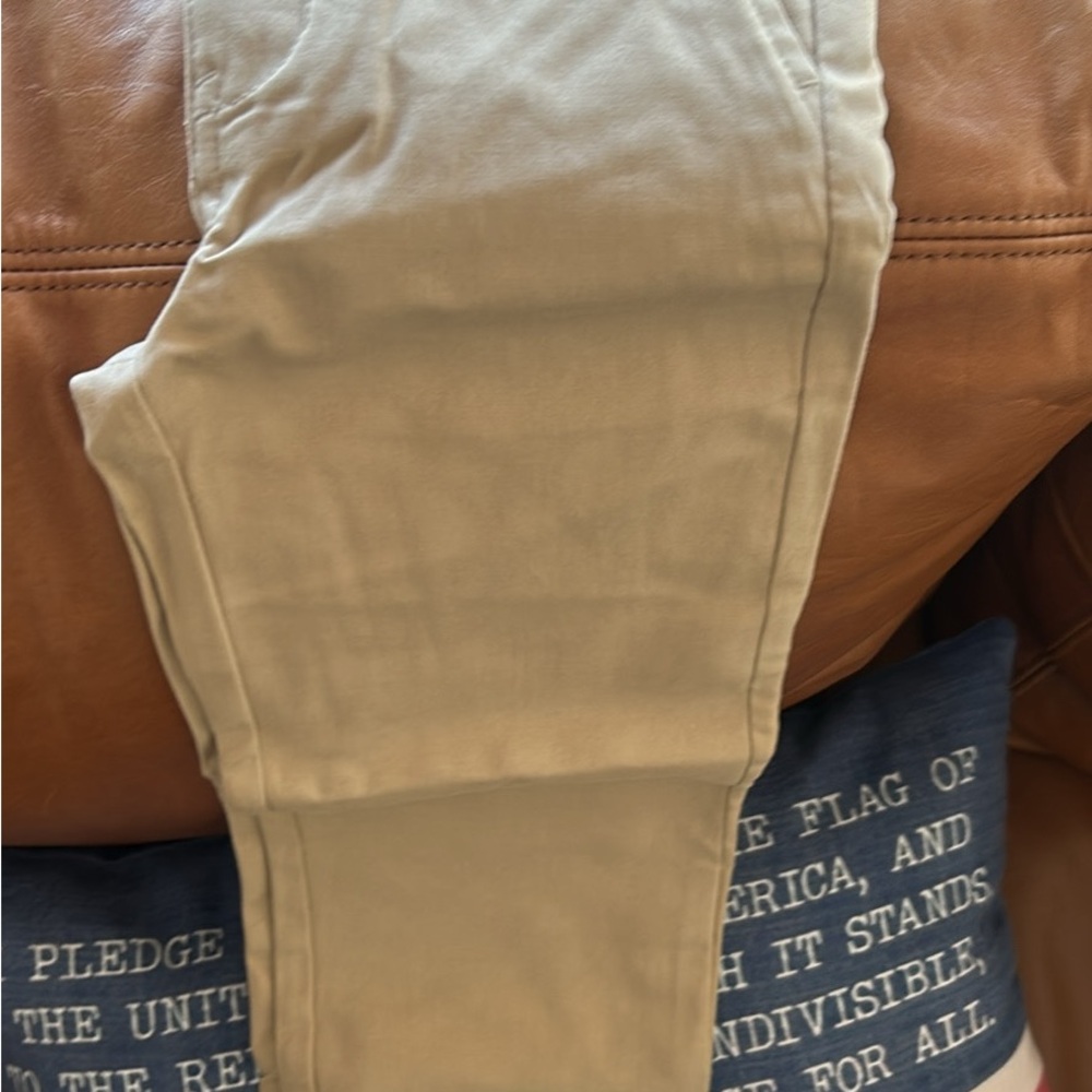 Girls Uniform Old Navy Tan Casual Trousers Cotton Blend
